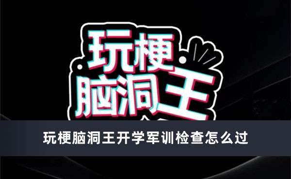 玩梗脑洞王开学军训检查通过方法推荐