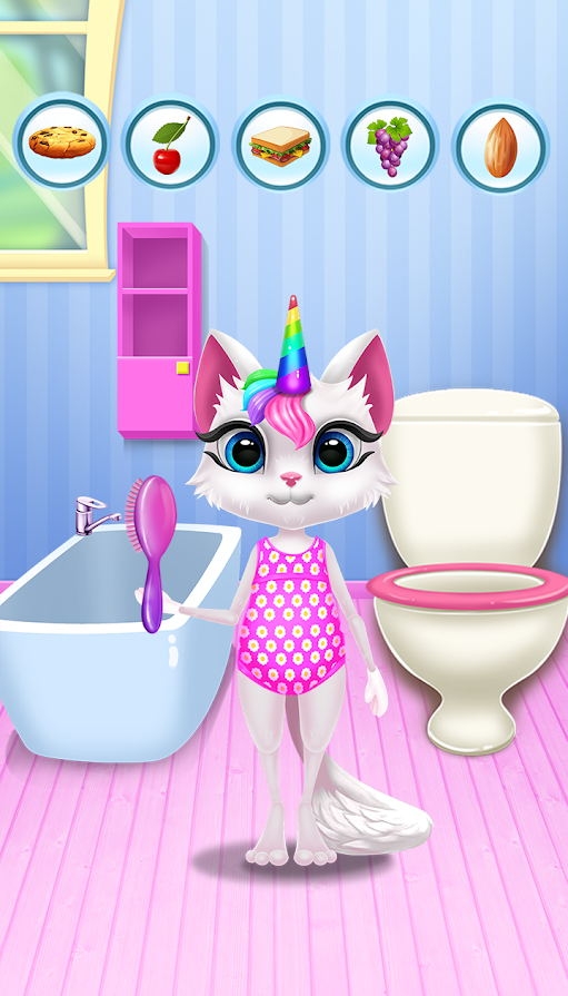 凯蒂猫独角兽洗澡0